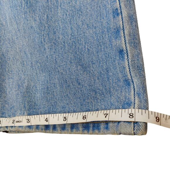 Vintage Levi's Silver Tab 637 High Rise Relaxed Straight 100% Cotton Jeans 28x31 - Picture 15 of 16